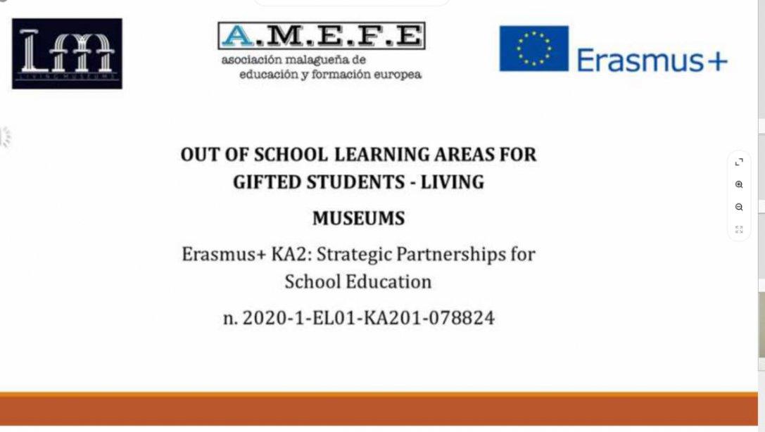 'OUT OF SCHOOL LEARNING AREAS LIVING MUSEUMS' Erasmus+ Projemizin İkinci Toplantısı Gerçekleştirildi