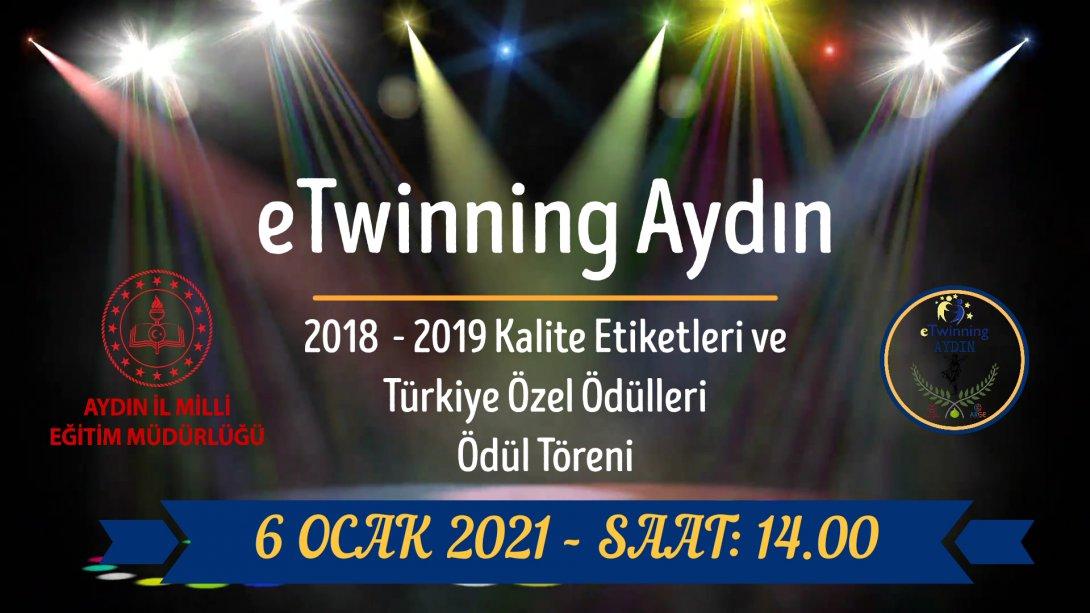 eTwinning Aydın - 2018 - 2019 Kalite Etiketleri ve Türkiye Özel Ödülleri Töreni