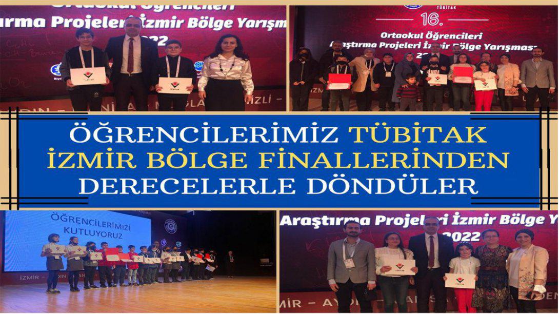 Öğrencilerimiz TÜBİTAK İzmir Bölge Finalleri'nden Derecelerle Döndüler
